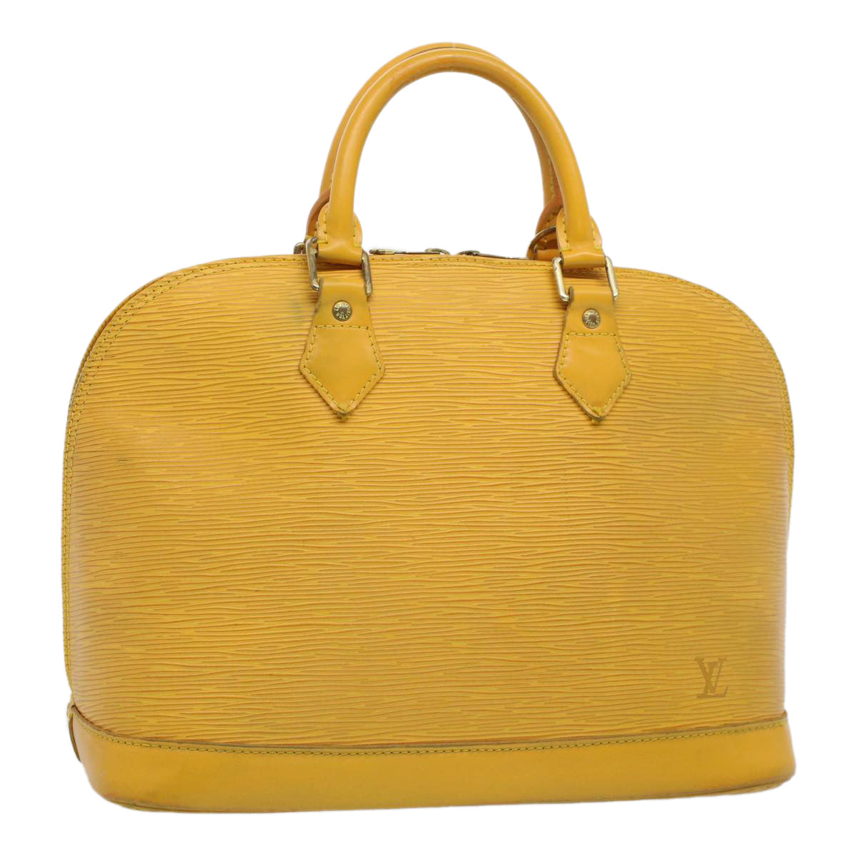 LOUIS VUITTON Epi Alma Hand Bag Tassili Yellow M52149 LV 55126