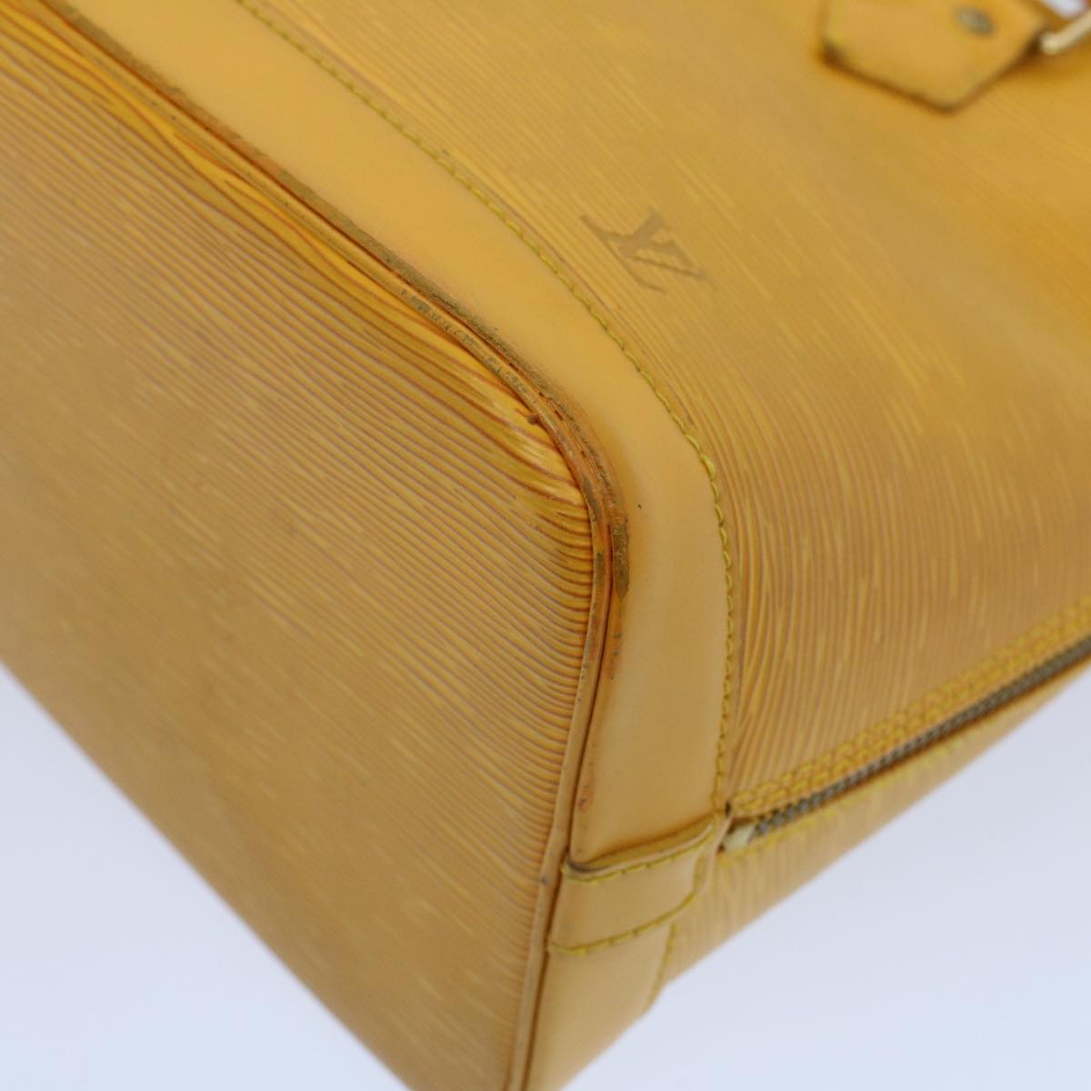 LOUIS VUITTON Epi Alma Hand Bag Tassili Yellow M52149 LV 55126