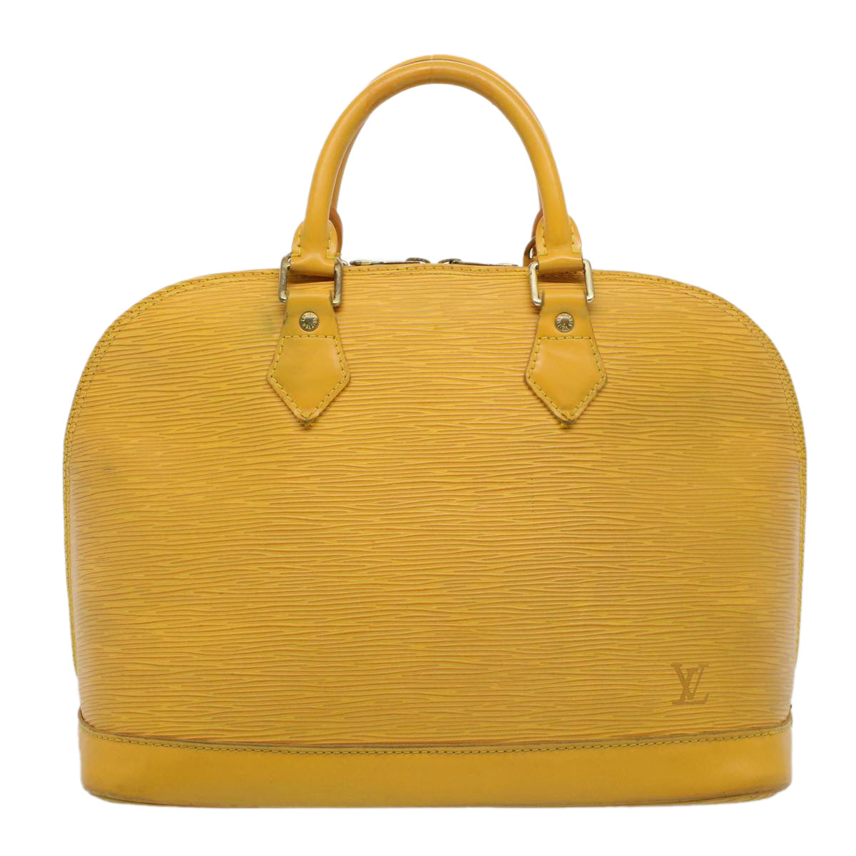 LOUIS VUITTON Epi Alma Hand Bag Tassili Yellow M52149 LV 55126
