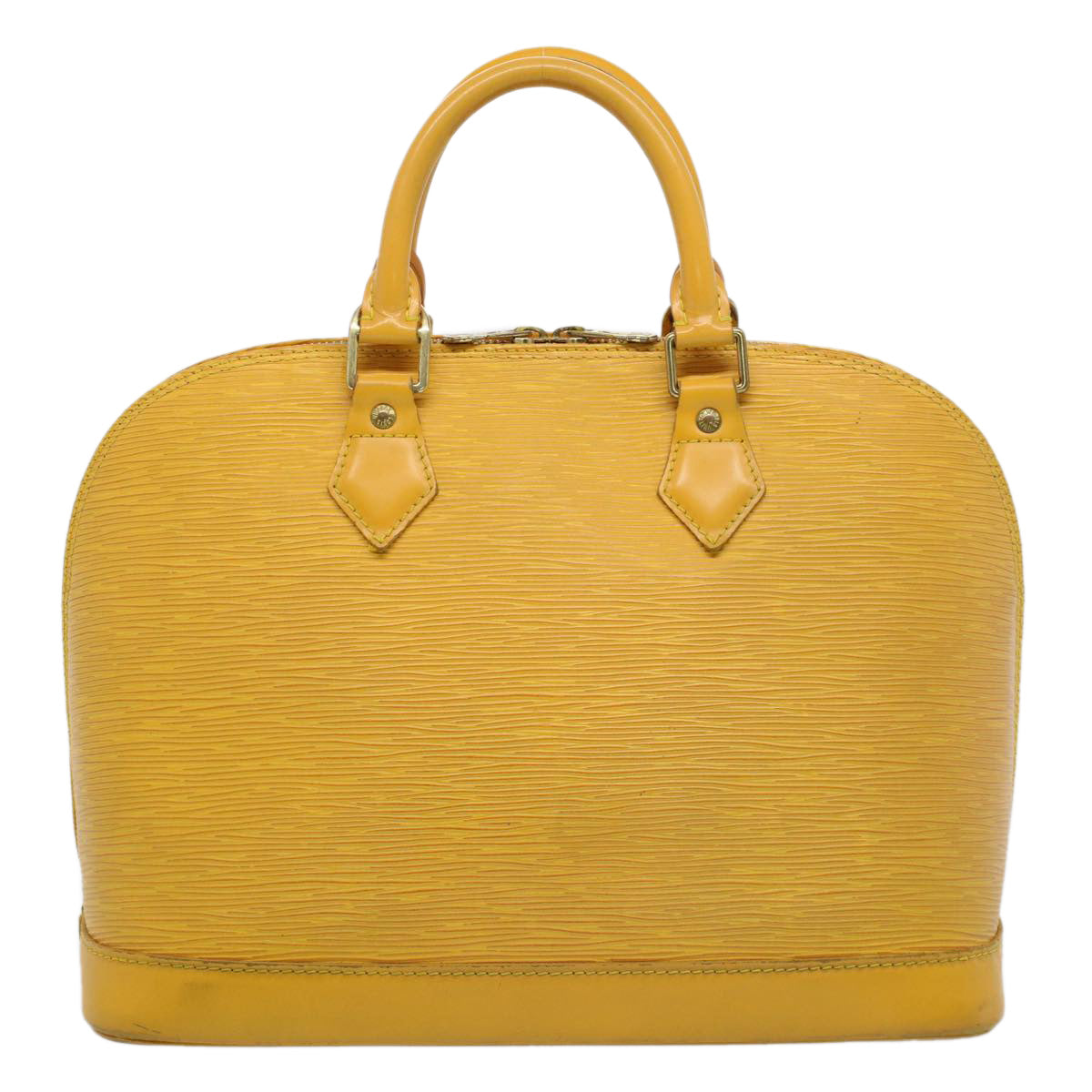 LOUIS VUITTON Epi Alma Hand Bag Tassili Yellow M52149 LV 55126