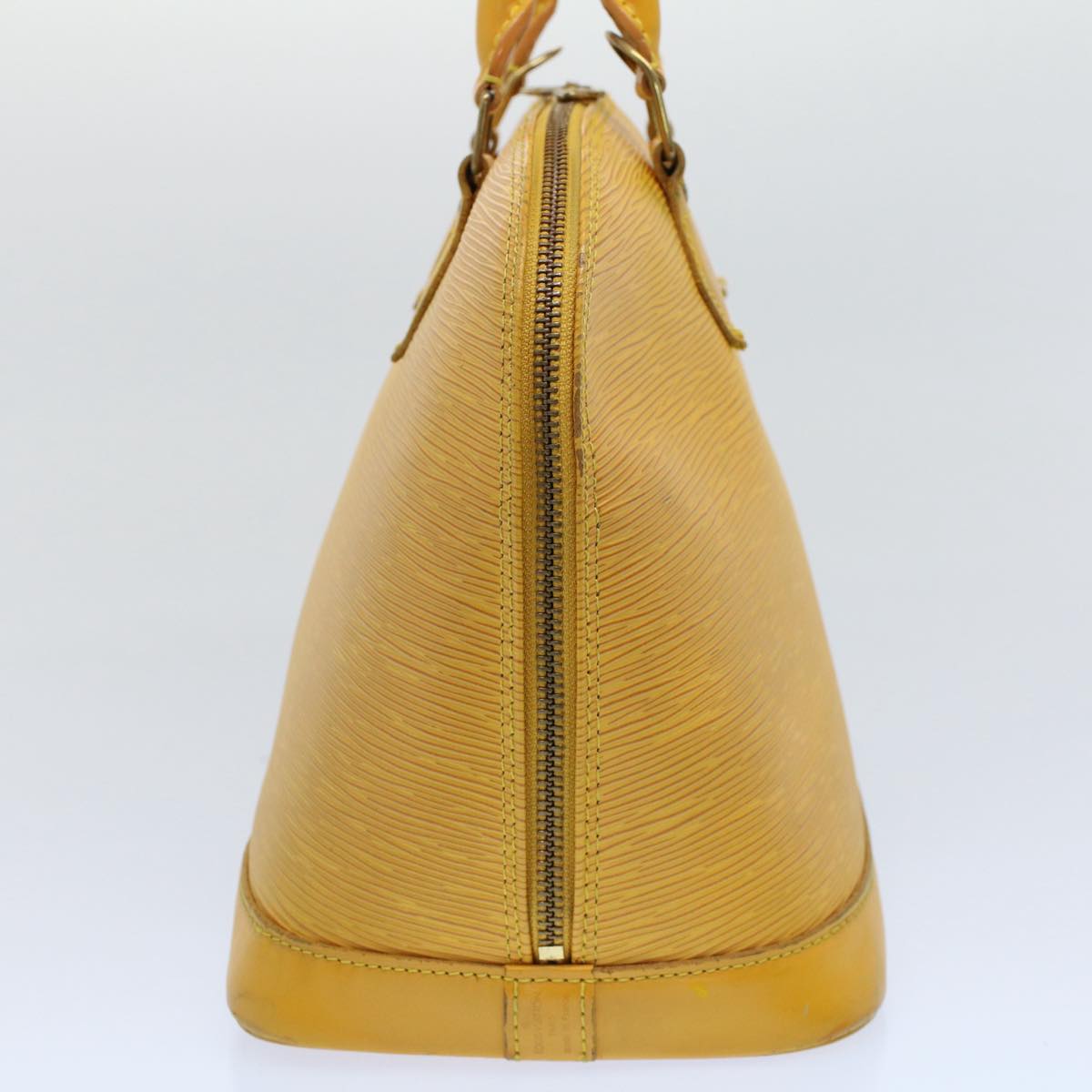 LOUIS VUITTON Epi Alma Hand Bag Tassili Yellow M52149 LV 55126