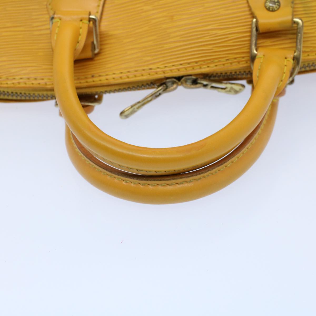 LOUIS VUITTON Epi Alma Hand Bag Tassili Yellow M52149 LV 55126