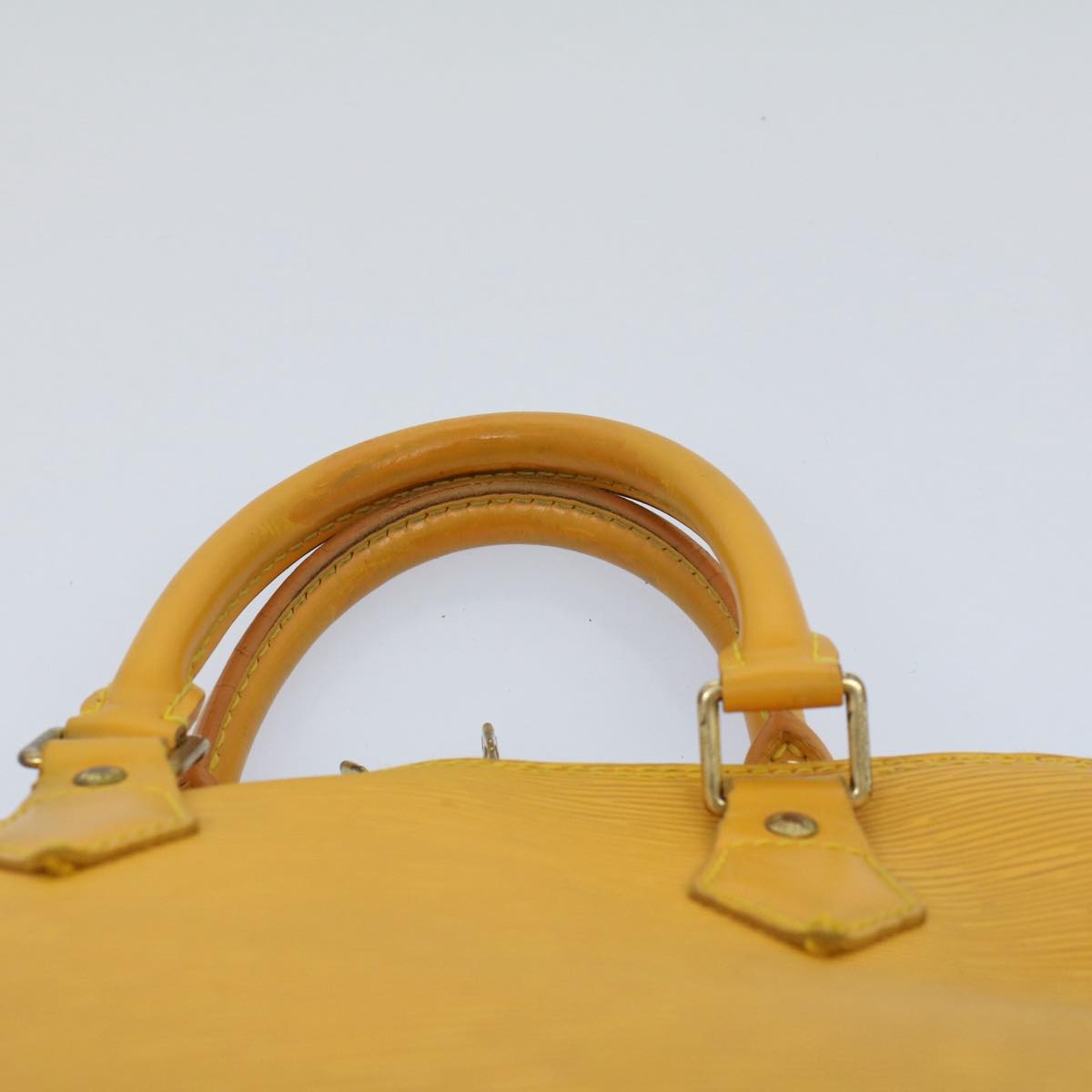 LOUIS VUITTON Epi Alma Hand Bag Tassili Yellow M52149 LV 55126