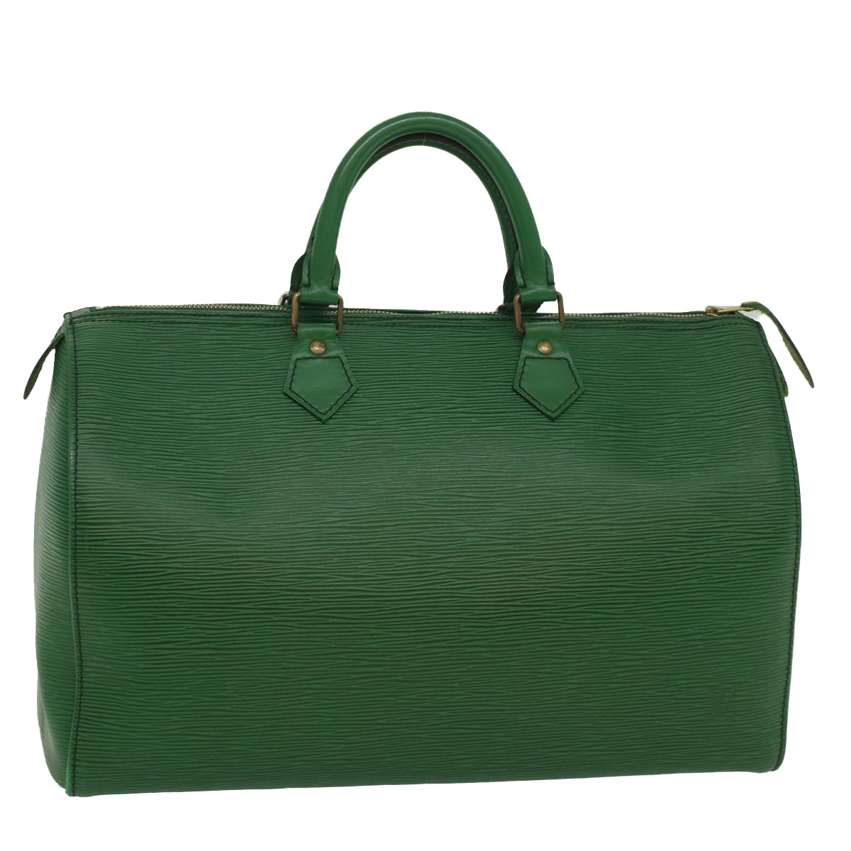 LOUIS VUITTON Epi Speedy 35 Hand Bag Borneo Green M42994 LV 55129