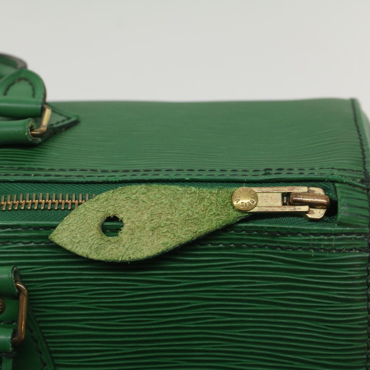 LOUIS VUITTON Epi Speedy 35 Hand Bag Borneo Green M42994 LV 55129
