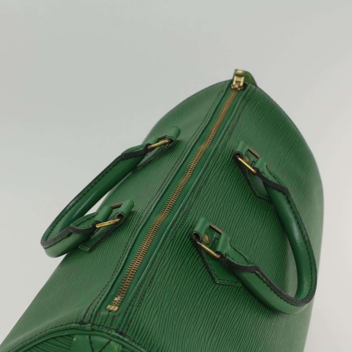 LOUIS VUITTON Epi Speedy 35 Hand Bag Borneo Green M42994 LV 55129