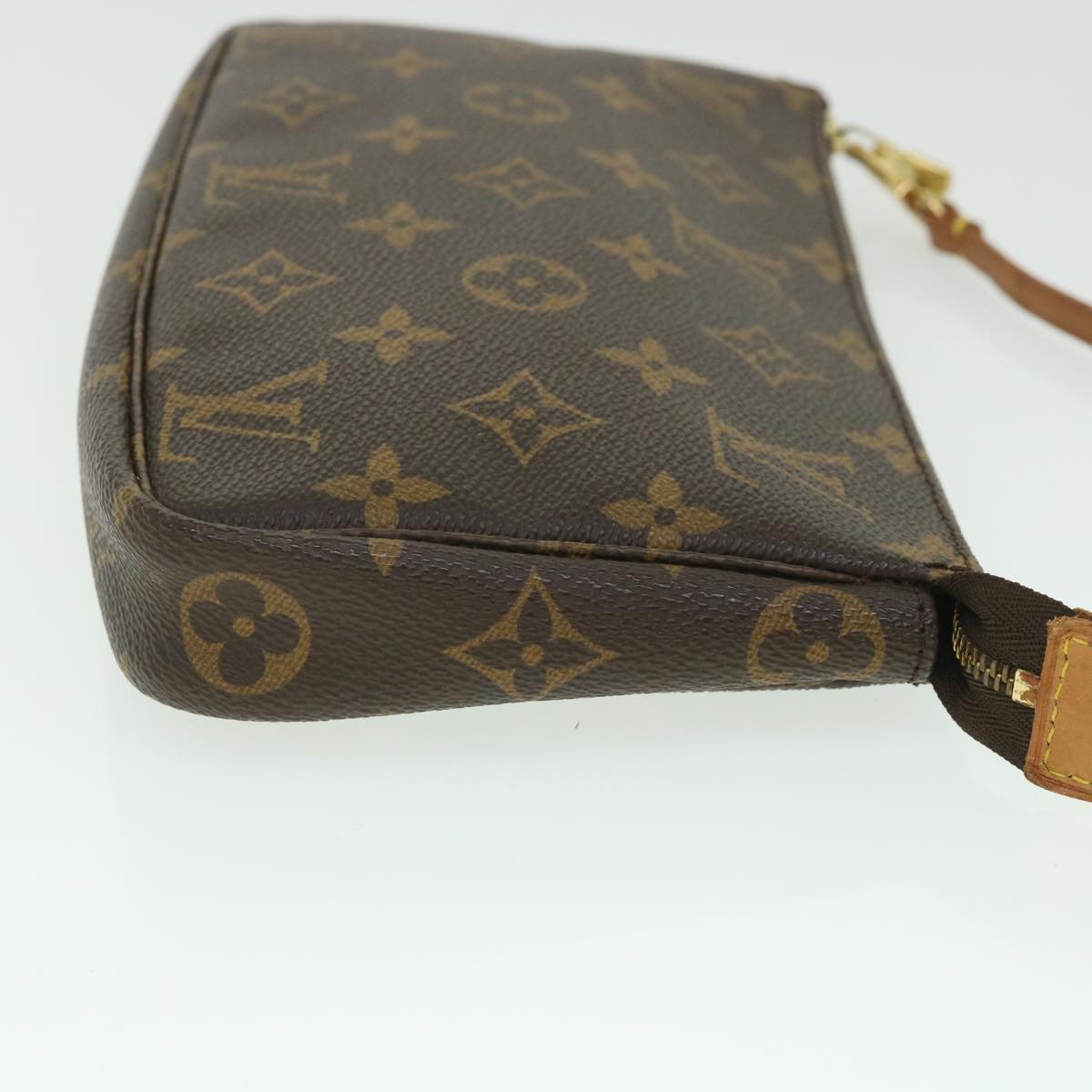 LOUIS VUITTON Monogram Pochette Accessoires Pouch M51980 LV 55130
