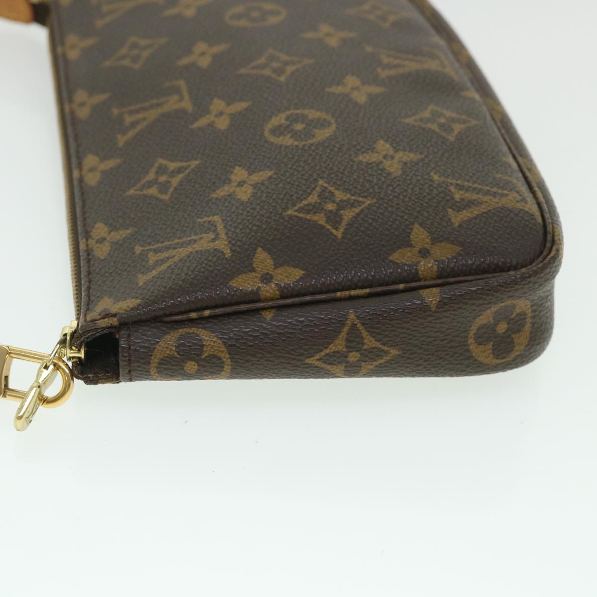 LOUIS VUITTON Monogram Pochette Accessoires Pouch M51980 LV 55130