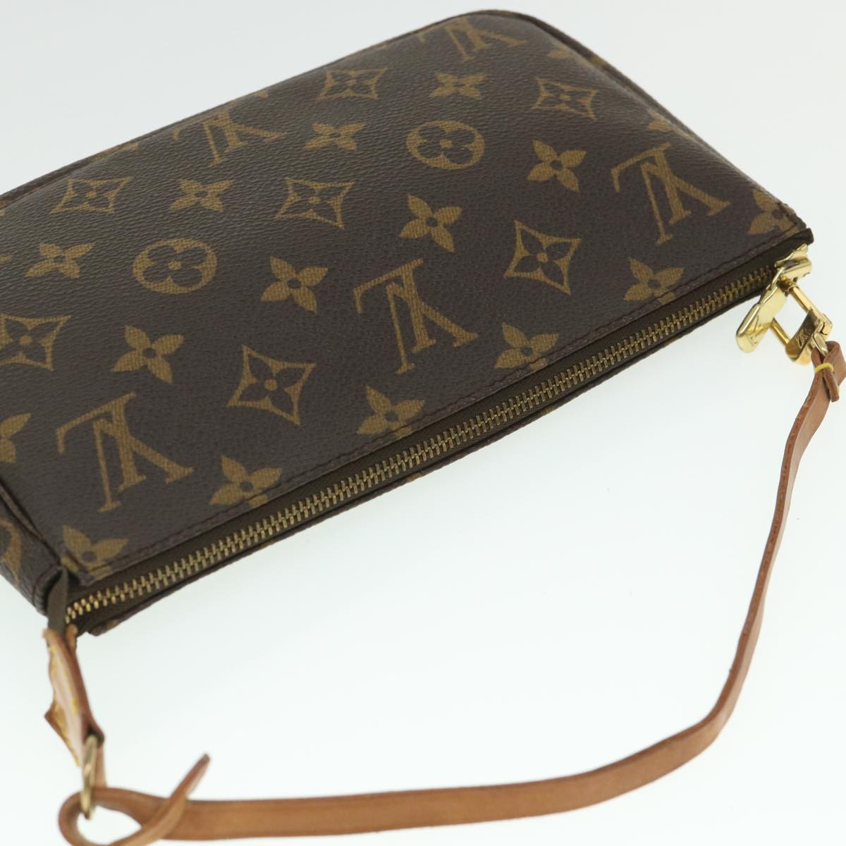 LOUIS VUITTON Monogram Pochette Accessoires Pouch M51980 LV 55130