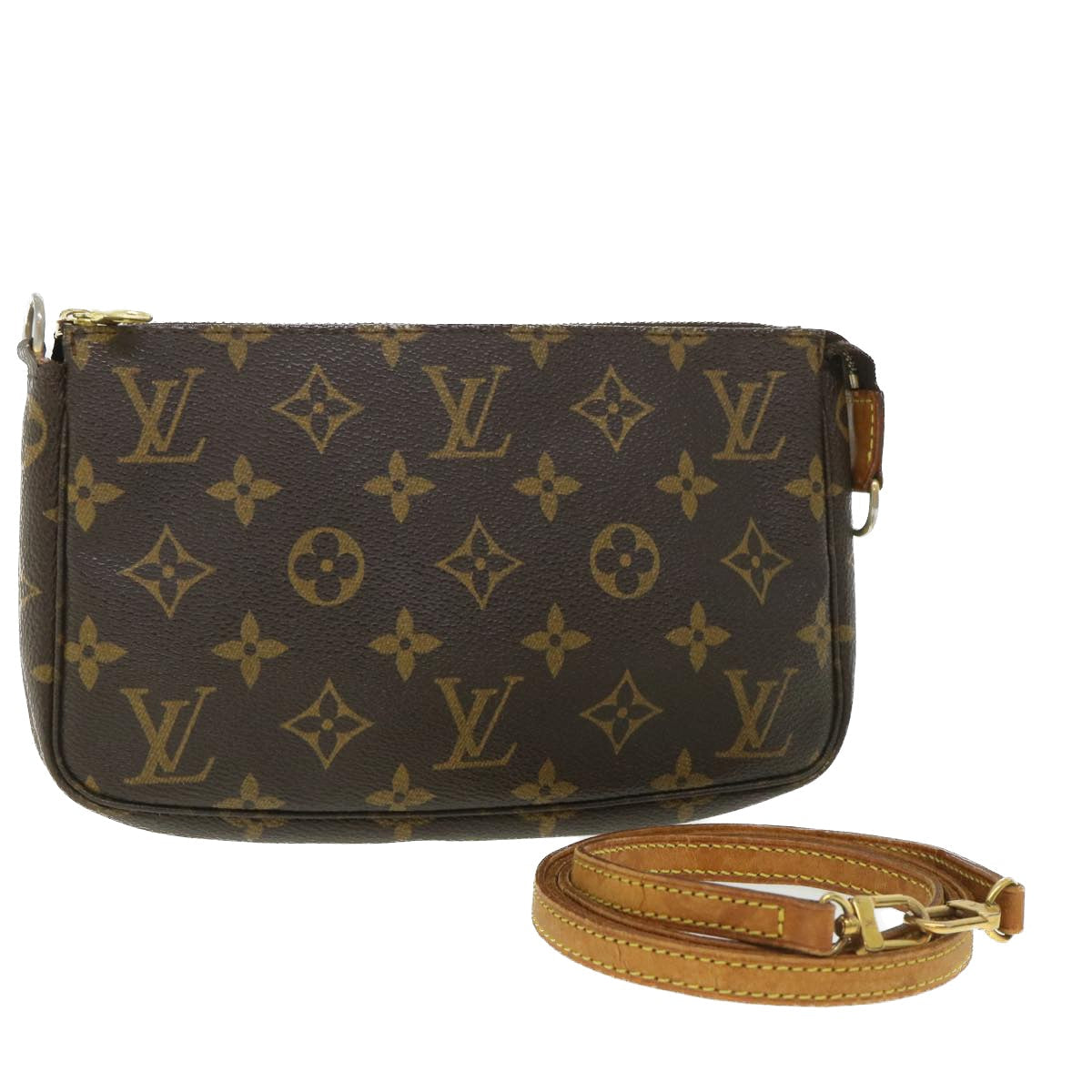 LOUIS VUITTON Monogram Pochette Accessoires Pouch M51980 LV 55131