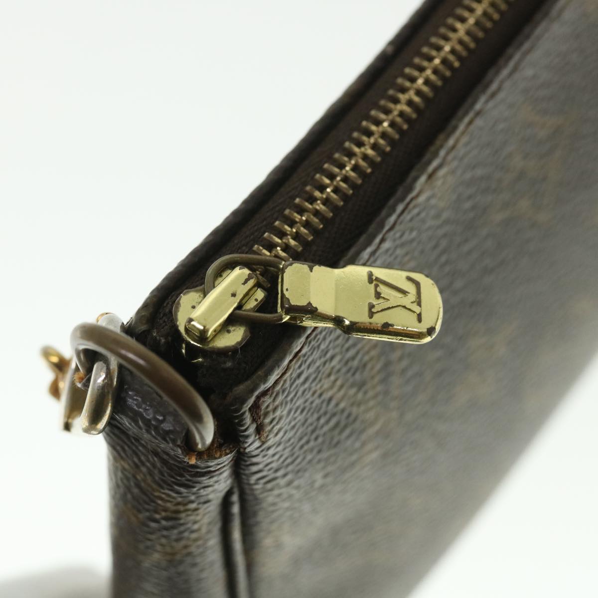 LOUIS VUITTON Monogram Pochette Accessoires Pouch M51980 LV 55132