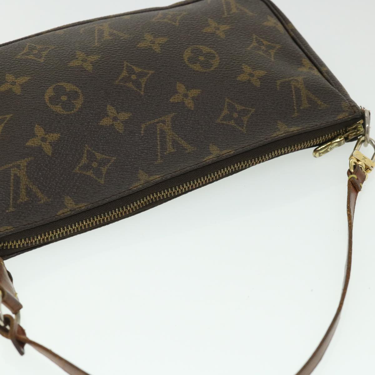 LOUIS VUITTON Monogram Pochette Accessoires Pouch M51980 LV 55133