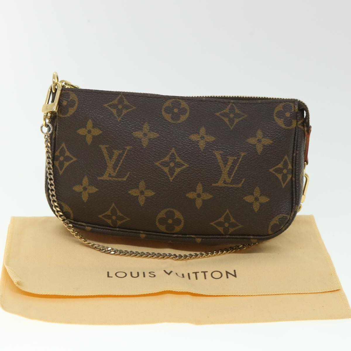 LOUIS VUITTON Monogram Mini Pochette Accessoires Pouch M58009 LV 55135