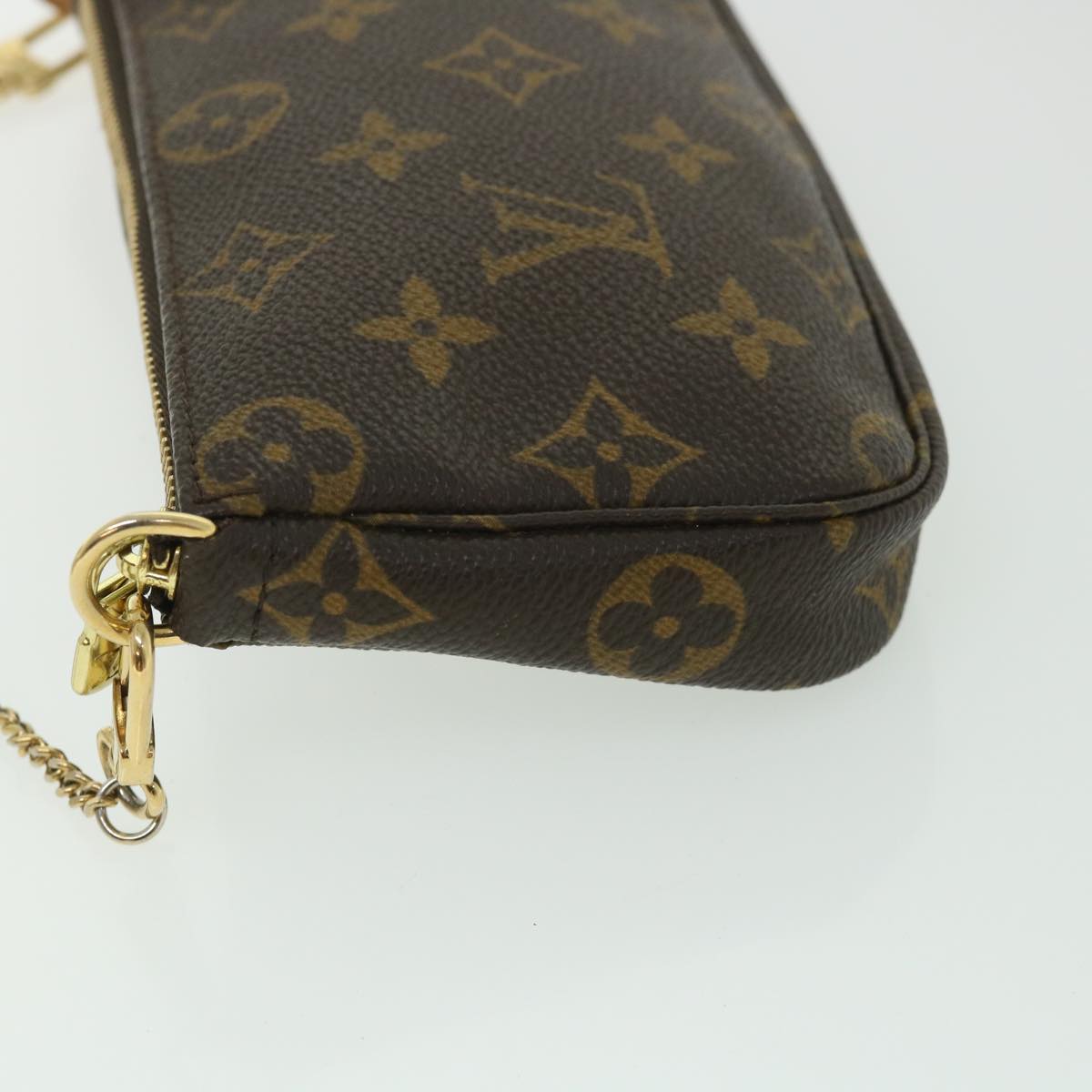 LOUIS VUITTON Monogram Mini Pochette Accessoires Pouch M58009 LV 55135