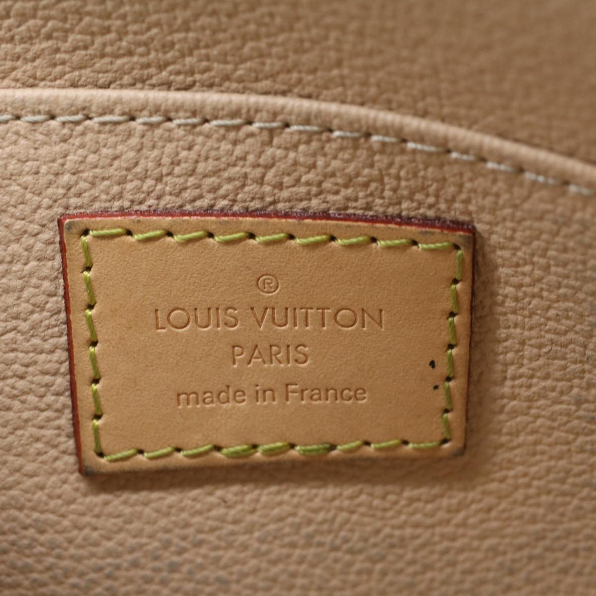 LOUIS VUITTON Damier Azur Pochette Cosmetic PM Pouch N60024 LV 55137