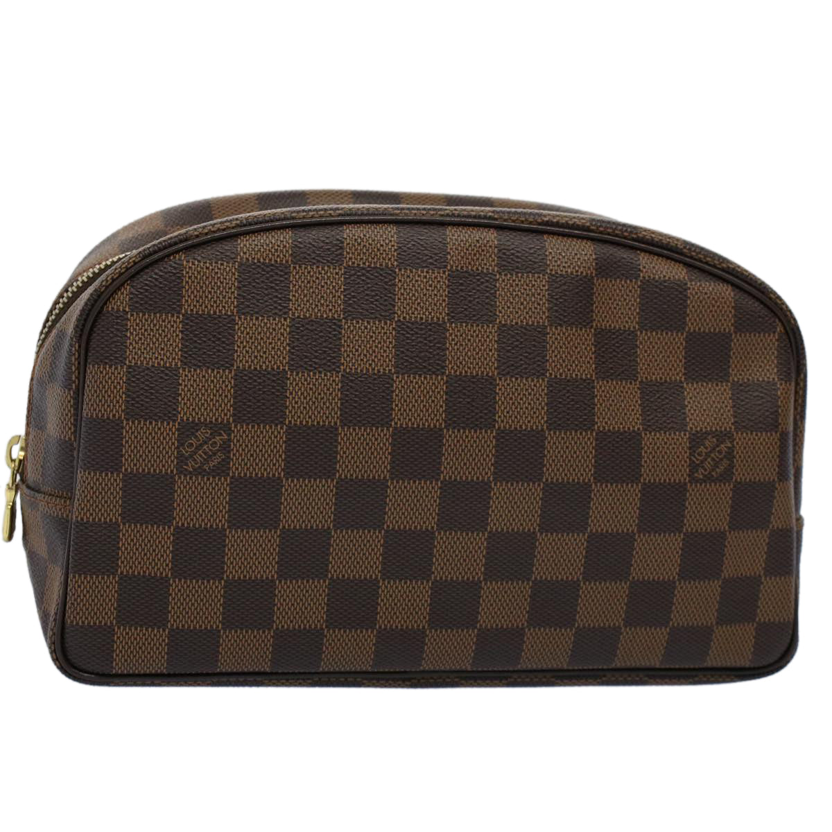LOUIS VUITTON Damier Ebene Trousse Toilette 25 Clutch Bag N47624 LV 55152