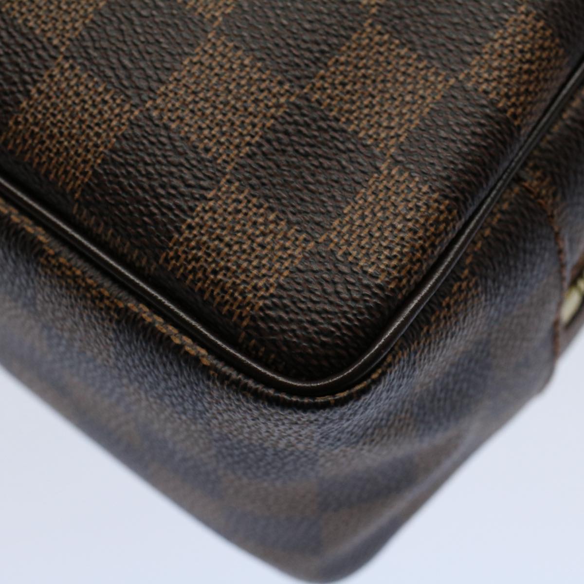 LOUIS VUITTON Damier Ebene Trousse Toilette 25 Clutch Bag N47624 LV 55152