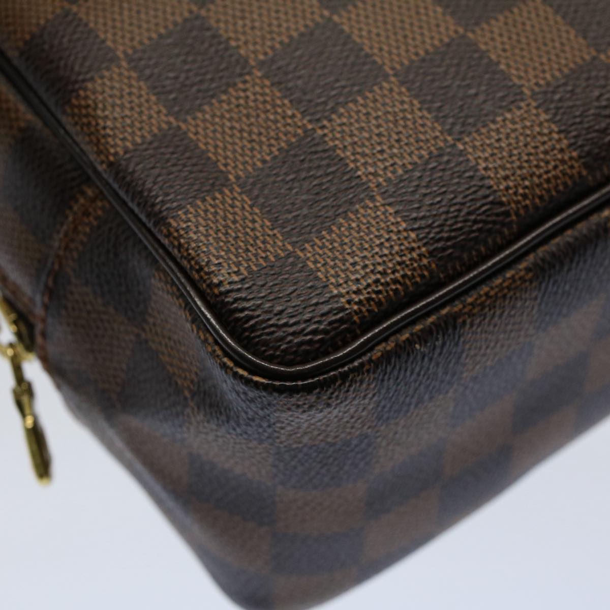 LOUIS VUITTON Damier Ebene Trousse Toilette 25 Clutch Bag N47624 LV 55152