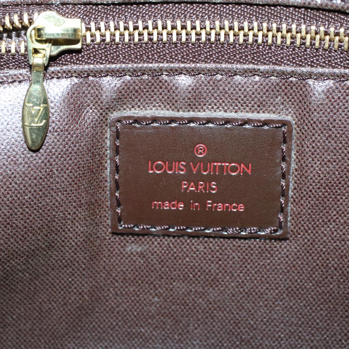LOUIS VUITTON Damier Ebene Trousse Toilette 25 Clutch Bag N47624 LV 55152
