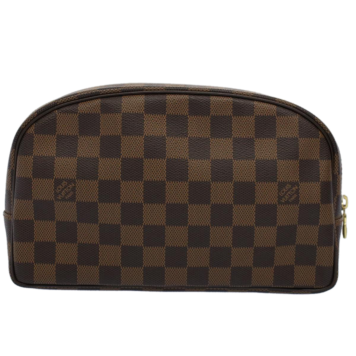 LOUIS VUITTON Damier Ebene Trousse Toilette 25 Clutch Bag N47624 LV 55152