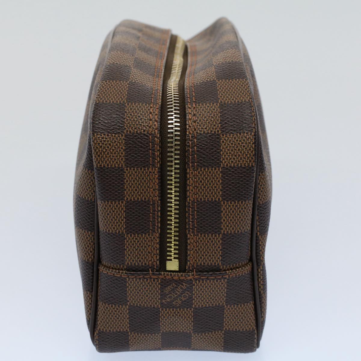 LOUIS VUITTON Damier Ebene Trousse Toilette 25 Clutch Bag N47624 LV 55152