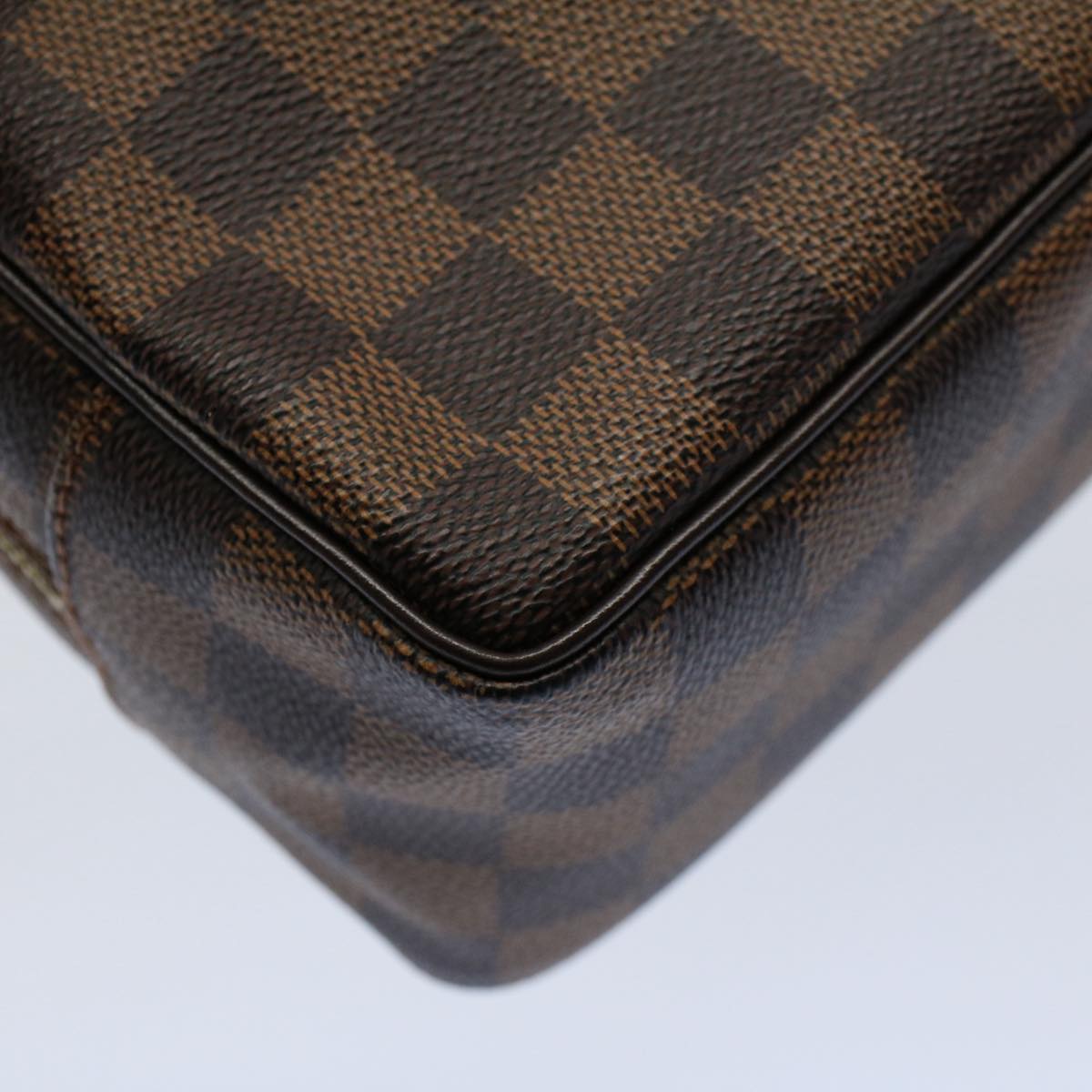 LOUIS VUITTON Damier Ebene Trousse Toilette 25 Clutch Bag N47624 LV 55152