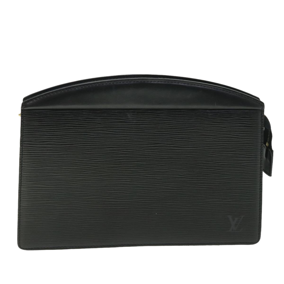 LOUIS VUITTON Epi Trousse Crete Clutch Bag Black M48402 LV 55155