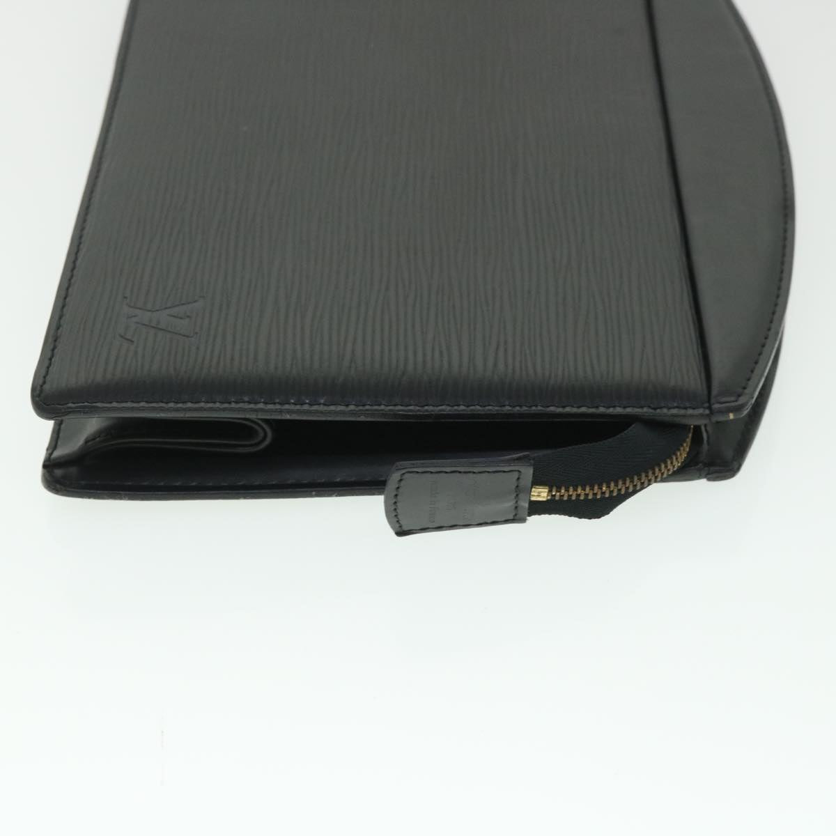 LOUIS VUITTON Epi Trousse Crete Clutch Bag Black M48402 LV 55155