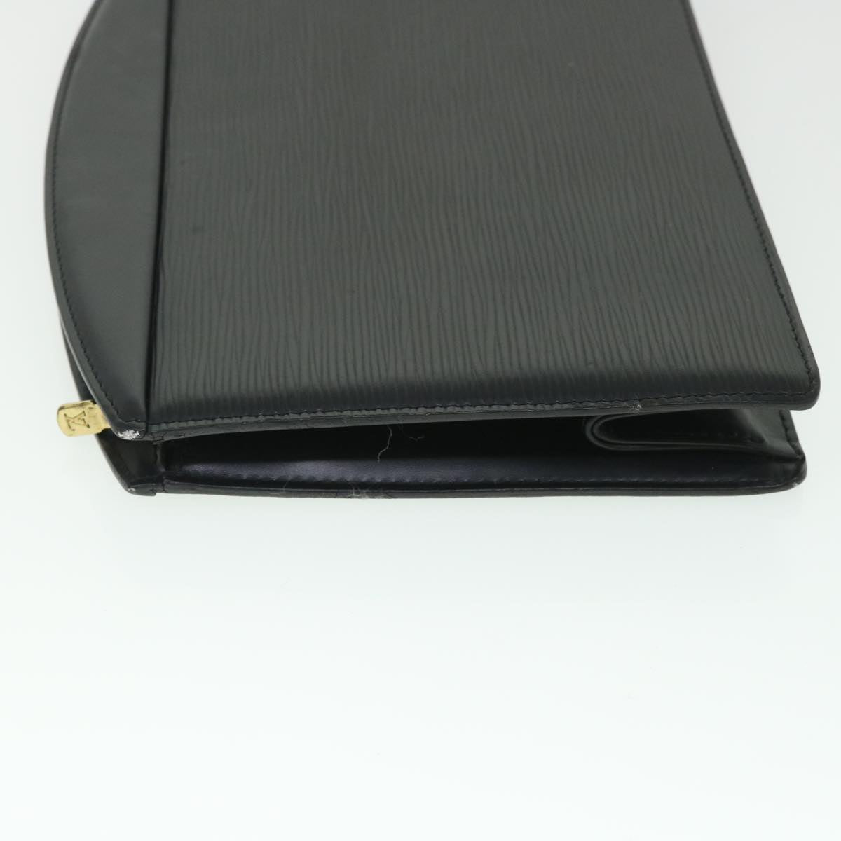 LOUIS VUITTON Epi Trousse Crete Clutch Bag Black M48402 LV 55155