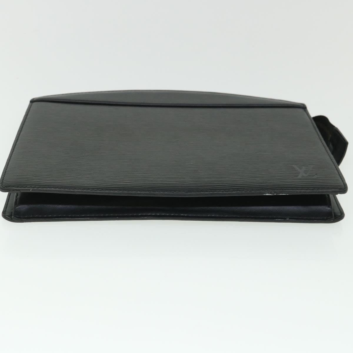 LOUIS VUITTON Epi Trousse Crete Clutch Bag Black M48402 LV 55155