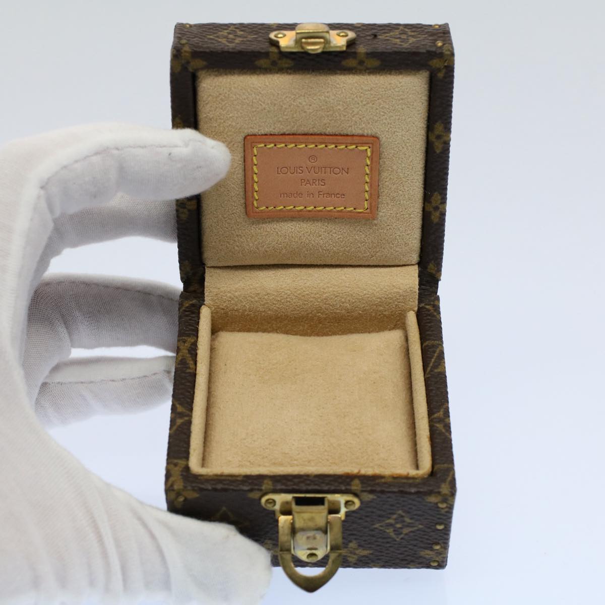 LOUIS VUITTON Monogram Eccrine Declaration Jewelry Box M21010 LV 55159