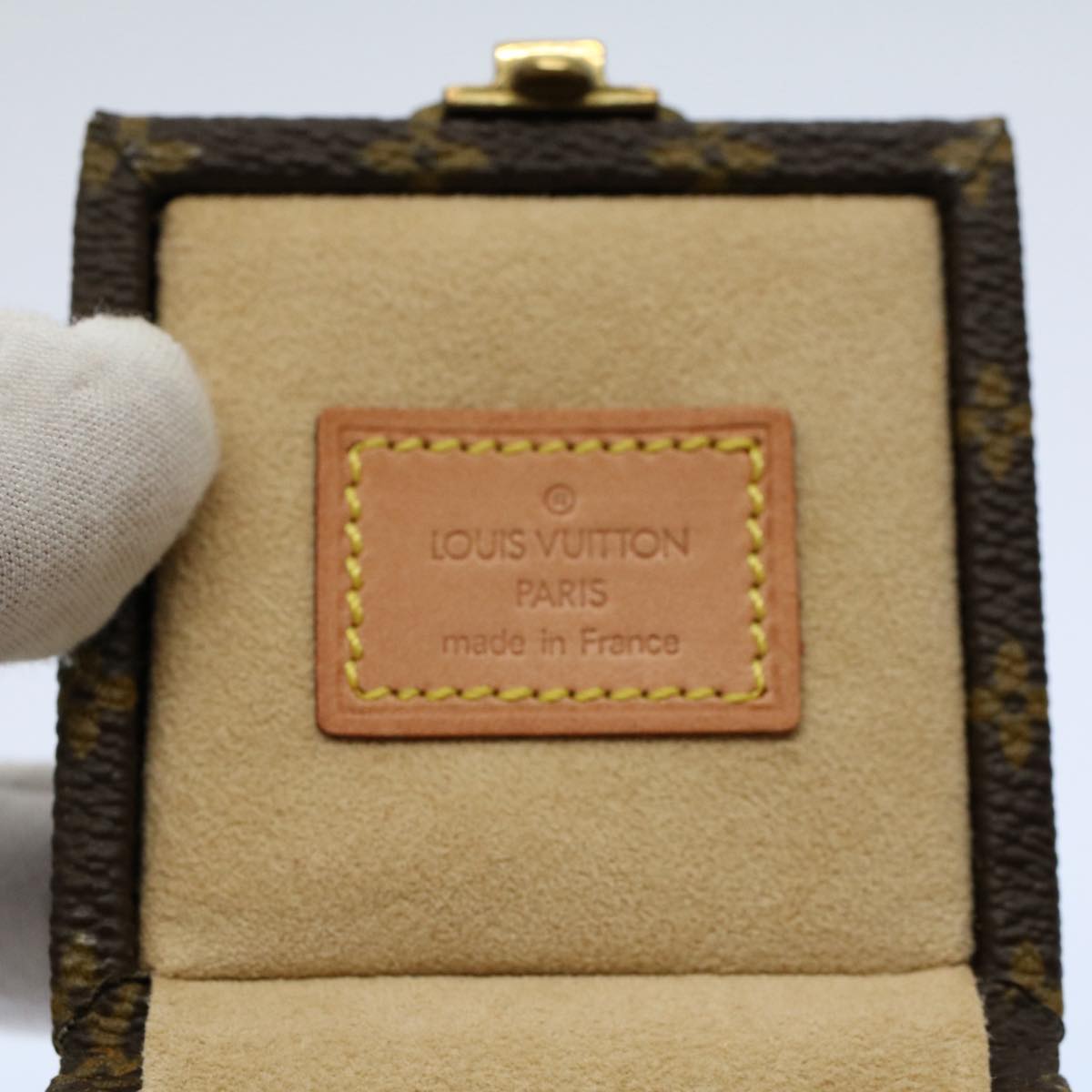 LOUIS VUITTON Monogram Eccrine Declaration Jewelry Box M21010 LV 55159