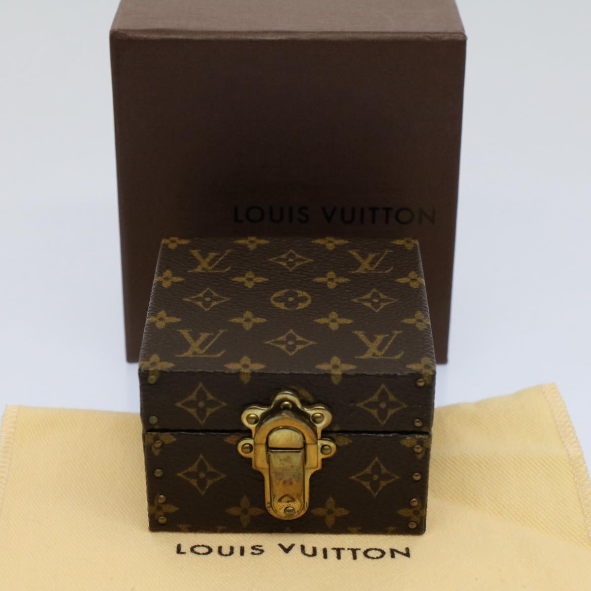 LOUIS VUITTON Monogram Eccrine Declaration Jewelry Box M21010 LV 55159