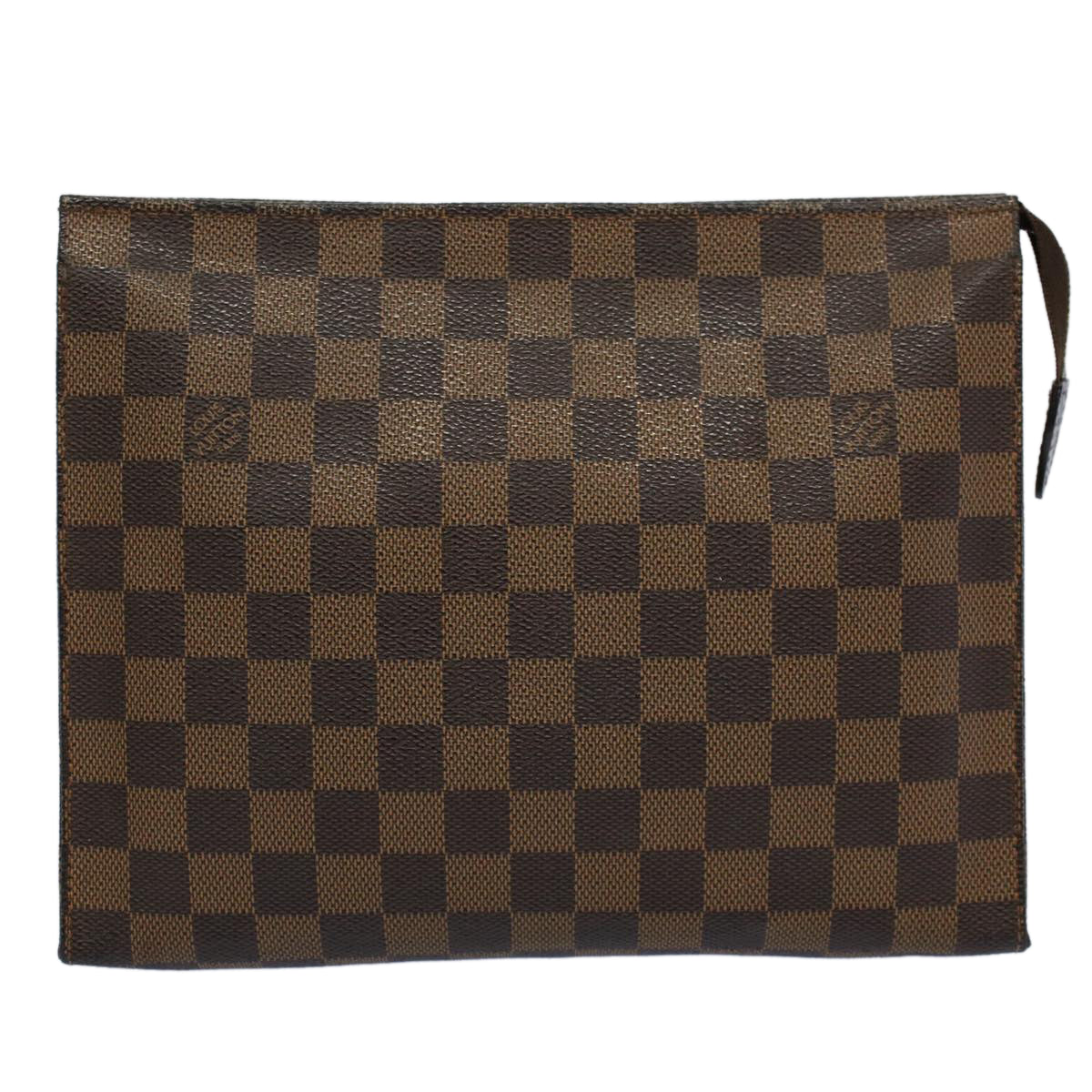 LOUIS VUITTON Damier Ebene Poche Toilette 26 Pouch N47543 LV 55161