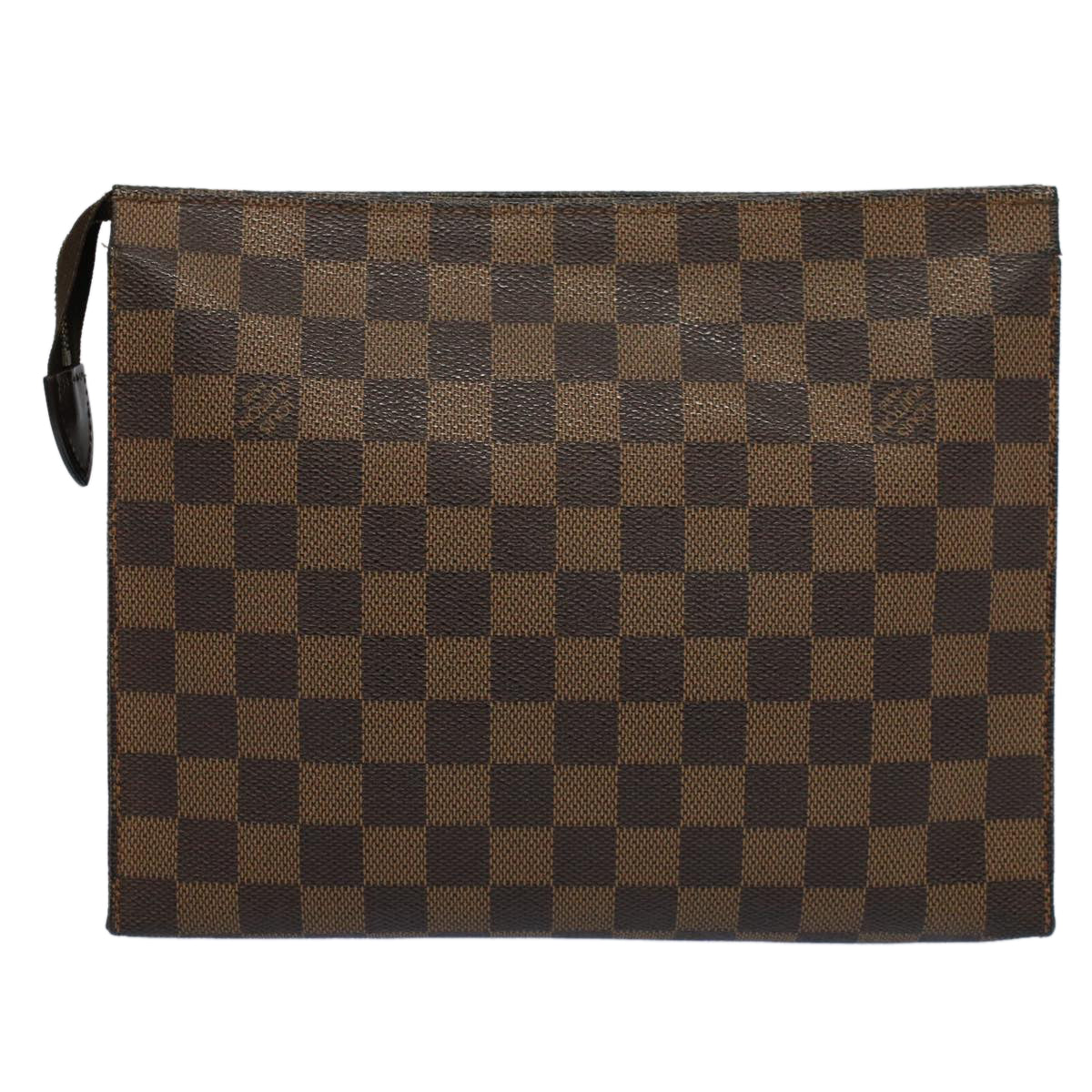 LOUIS VUITTON Damier Ebene Poche Toilette 26 Pouch N47543 LV 55161