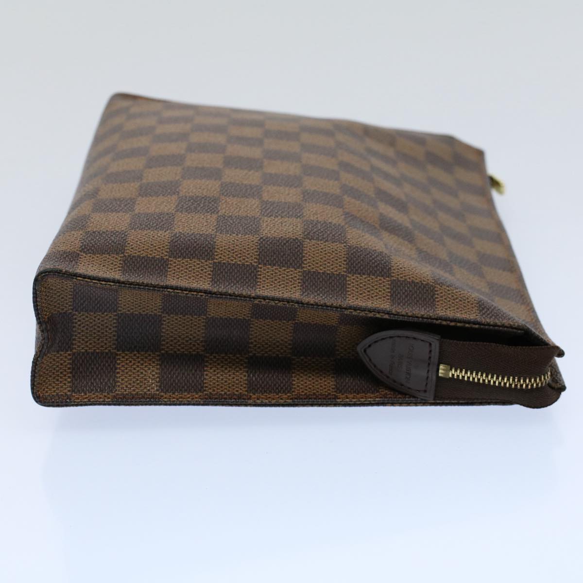 LOUIS VUITTON Damier Ebene Poche Toilette 26 Pouch N47543 LV 55161