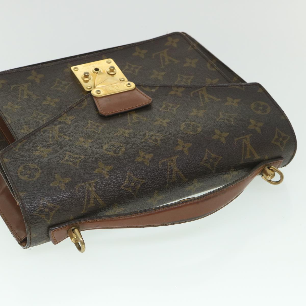 LOUIS VUITTON Monogram Monceau 28 Hand Bag 2way M51185 LV 55168