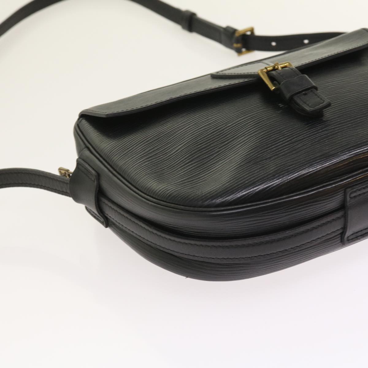LOUIS VUITTON Epi Jeune Fille MM Shoulder Bag Black M52152 LV 55170
