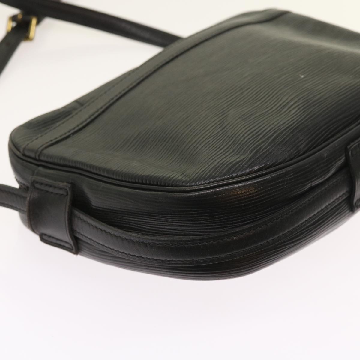 LOUIS VUITTON Epi Jeune Fille MM Shoulder Bag Black M52152 LV 55170