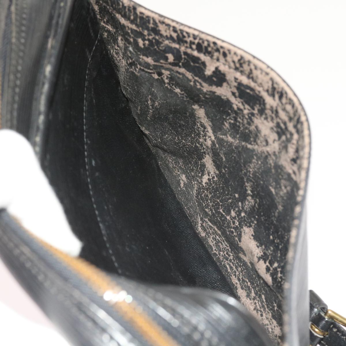 LOUIS VUITTON Epi Jeune Fille MM Shoulder Bag Black M52152 LV 55170