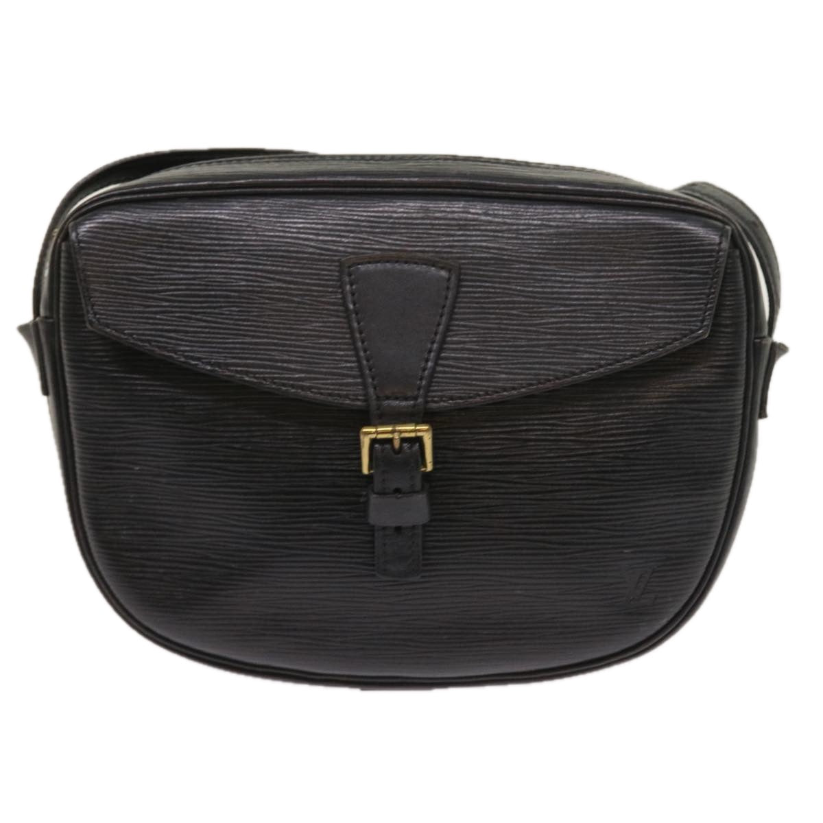 LOUIS VUITTON Epi Jeune Fille MM Shoulder Bag Black M52152 LV 55170