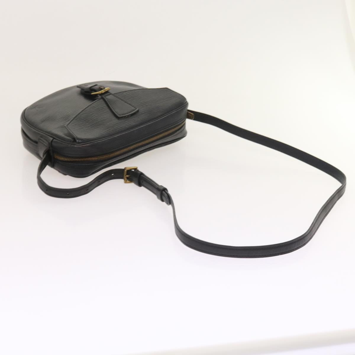LOUIS VUITTON Epi Jeune Fille MM Shoulder Bag Black M52152 LV 55170
