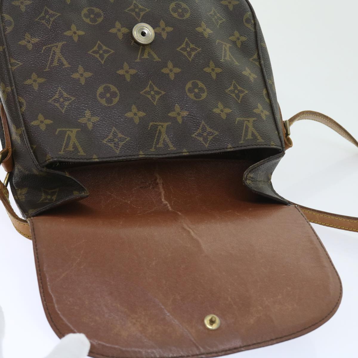 LOUIS VUITTON Monogram Saint Cloud GM Shoulder Bag M51242 LV 55172