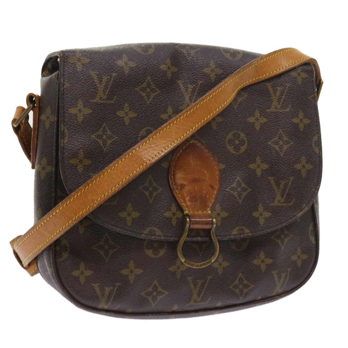 LOUIS VUITTON Monogram Saint Cloud GM Shoulder Bag M51242 LV 55172