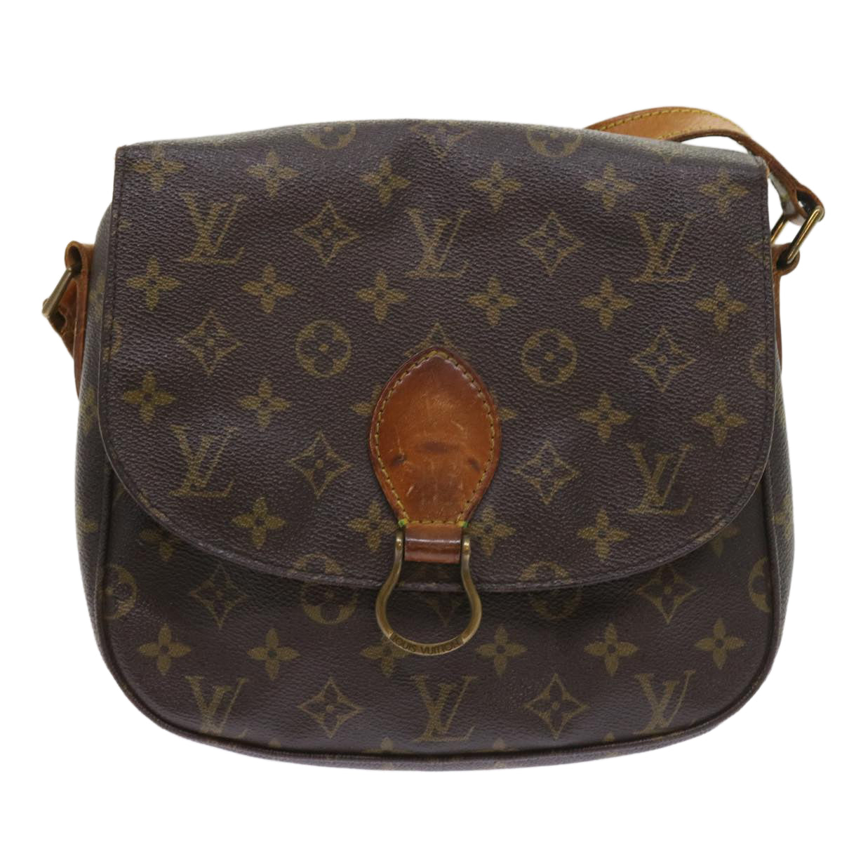 LOUIS VUITTON Monogram Saint Cloud GM Shoulder Bag M51242 LV 55172