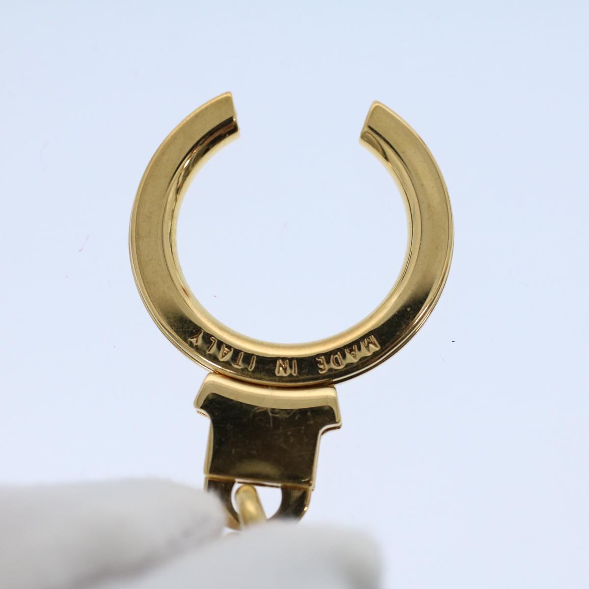LOUIS VUITTON Porte Cles Jack & Lucy Key Holder Brown Gold M65376 LV 55174