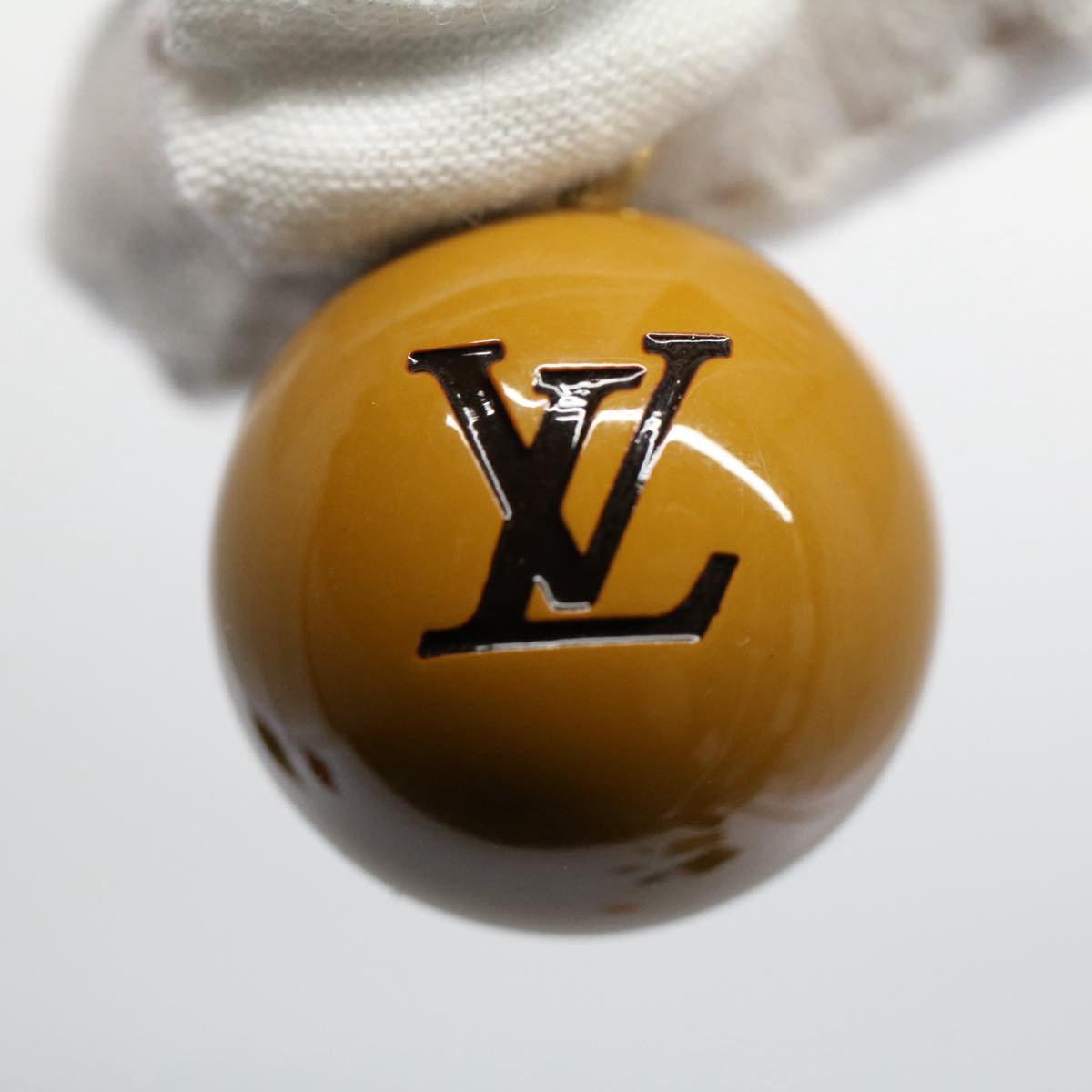LOUIS VUITTON Porte Cles Jack & Lucy Key Holder Brown Gold M65376 LV 55174