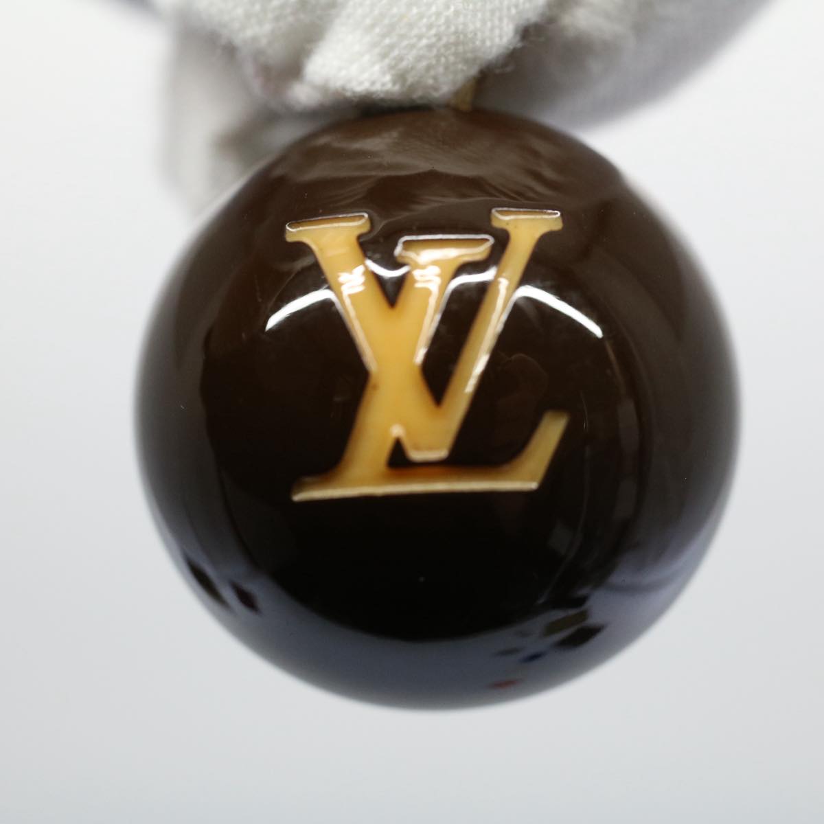 LOUIS VUITTON Porte Cles Jack & Lucy Key Holder Brown Gold M65376 LV 55174