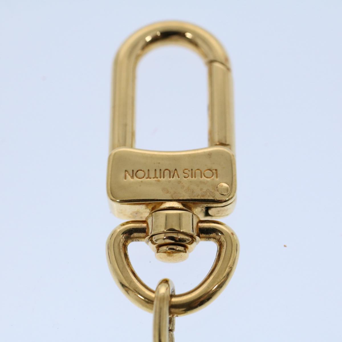 LOUIS VUITTON Porte Cles Jack & Lucy Key Holder Brown Gold M65376 LV 55174