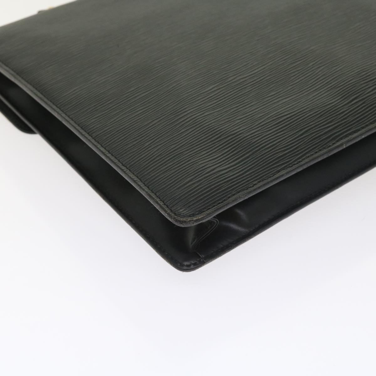 LOUIS VUITTON Epi Porte Documents Bandouliere Briefcase Black M54467 55179